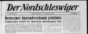 Ausschnitt aus "Der Nordschleswiger vom 14.02.1948