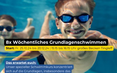 Wöchentliches Grundlagenschwimmen (freitags)