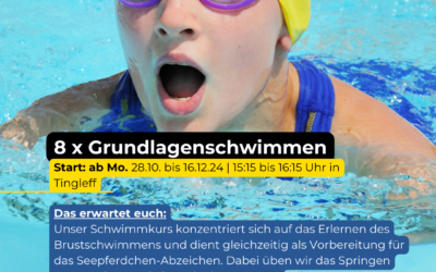 8x Grundlagenschwimmen (montags)